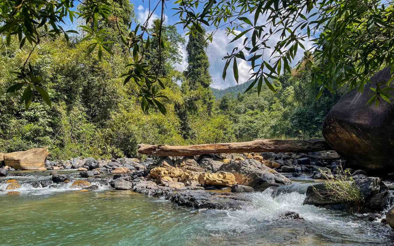 Suối đá tự nhiên